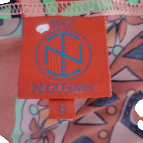 Tracy Negoshian Womens Multicolor Paisley Print 3/4 Sleeve Bodycon Dress Size S - Picture 5 of 6